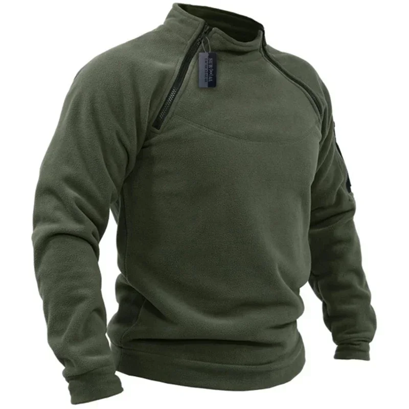 US Men's Tactical Outdoor Jacket Hunting Clothes Warm Zippers Fleece Pullover Man Windproof Spring Winter Coat Thermal Underwear
US Men's Tactical Outdoor Jacket Hunting Clothes Warm Zippers Fleece Pullover Man Windproof Spring Winter Coat Thermal Underwear