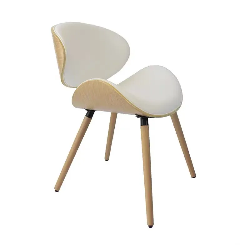 Modern Curved Bentwood Dining Chair Upholstered PU Cushion Wood Legs Ergonomic Side Chair for Kitchen Living Room Cafe
Modern Curved Bentwood Dining Chair Upholstered PU Cushion Wood Legs Ergonomic Side Chair for Kitchen Living Room Cafe