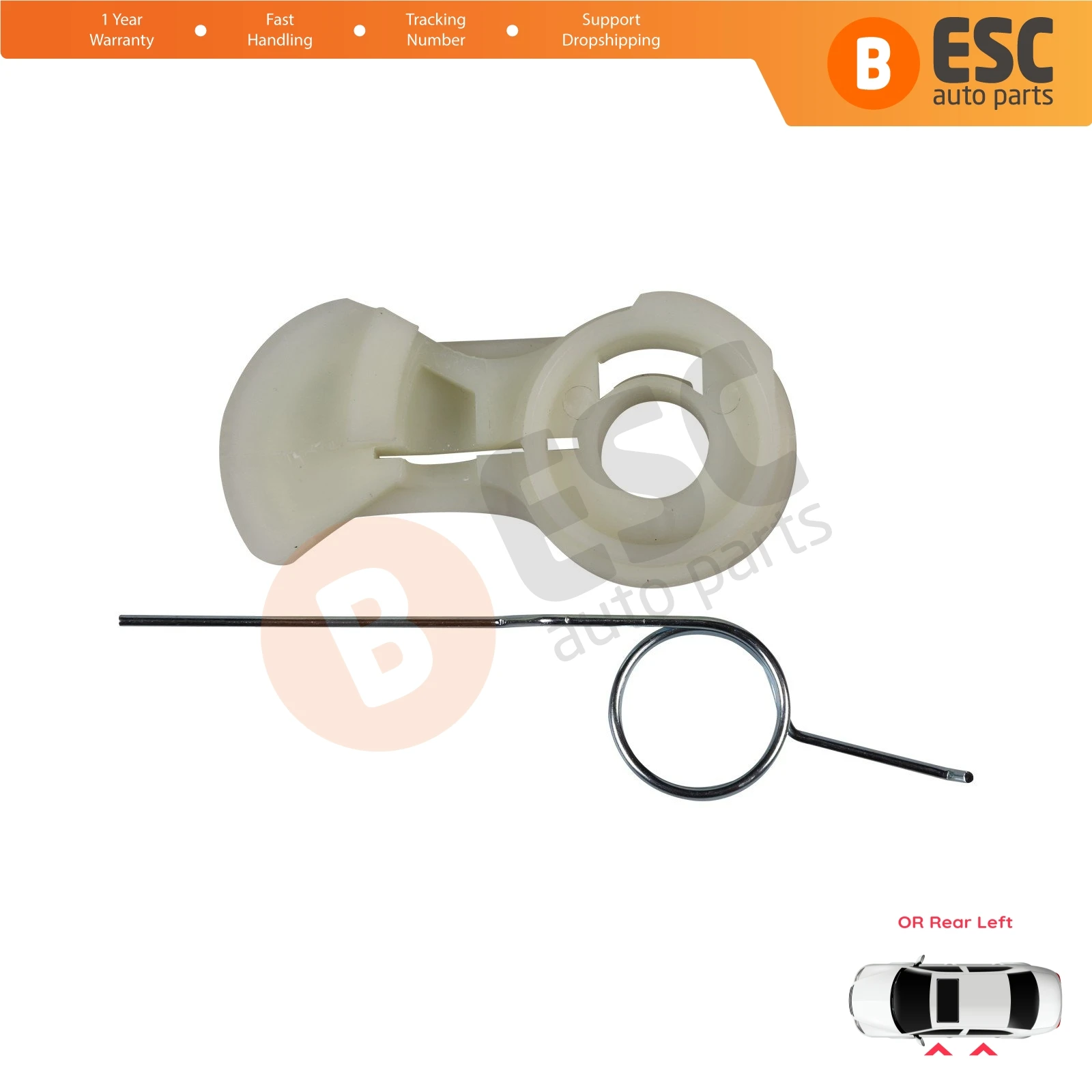 EWR1109 Left Window Regulator Corner Cable Guide Clips for Renault Modus Scenic 2 3 Peugeot 206 307 Citroen C3 1 Xsara Meriva A
EWR1109 Left Window Regulator Corner Cable Guide Clips for Renault Modus Scenic 2 3 Peugeot 206 307 Citroen C3 1 Xsara Meriva A