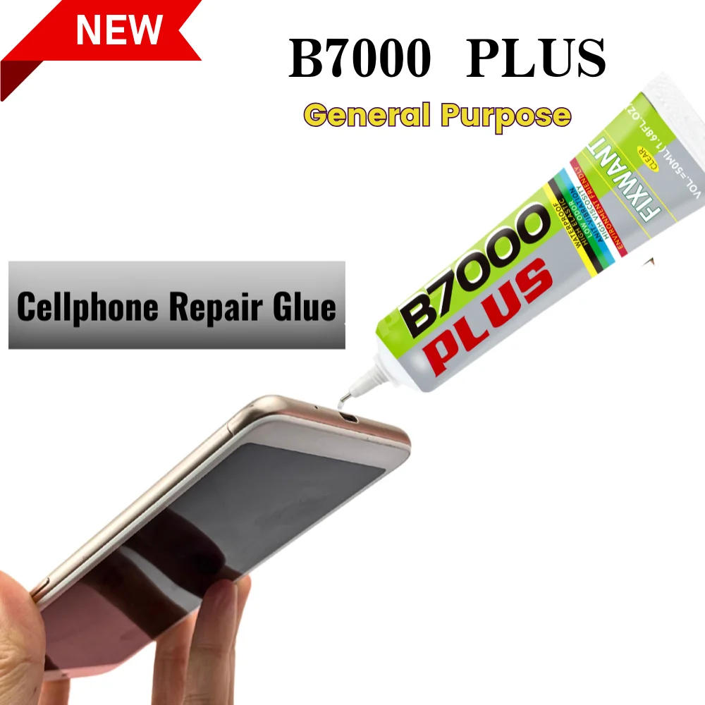 FIXWANT B7000 Plus Клей для ремонта экрана мобильного телефона Прозрачный B-7000 Универсальный стеклянный пластик DIY клей и прецизионный аппликатор
FIXWANT B7000 Plus Клей для ремонта экрана мобильного телефона Прозрачный B-7000 Универсальный стеклянный пластик DIY клей и прецизионный аппликатор
