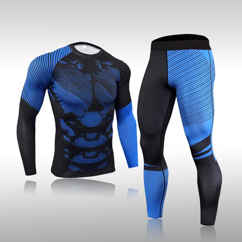 2 Pcs/Set Exercise Workout Tights Men's Tracksuit Gym Fitness Compression T Shirt Sports Suit Clothes Running Jogging Sport Wear
2 Pcs/Set Exercise Workout Tights Men's Tracksuit Gym Fitness Compression T Shirt Sports Suit Clothes Running Jogging Sport Wear