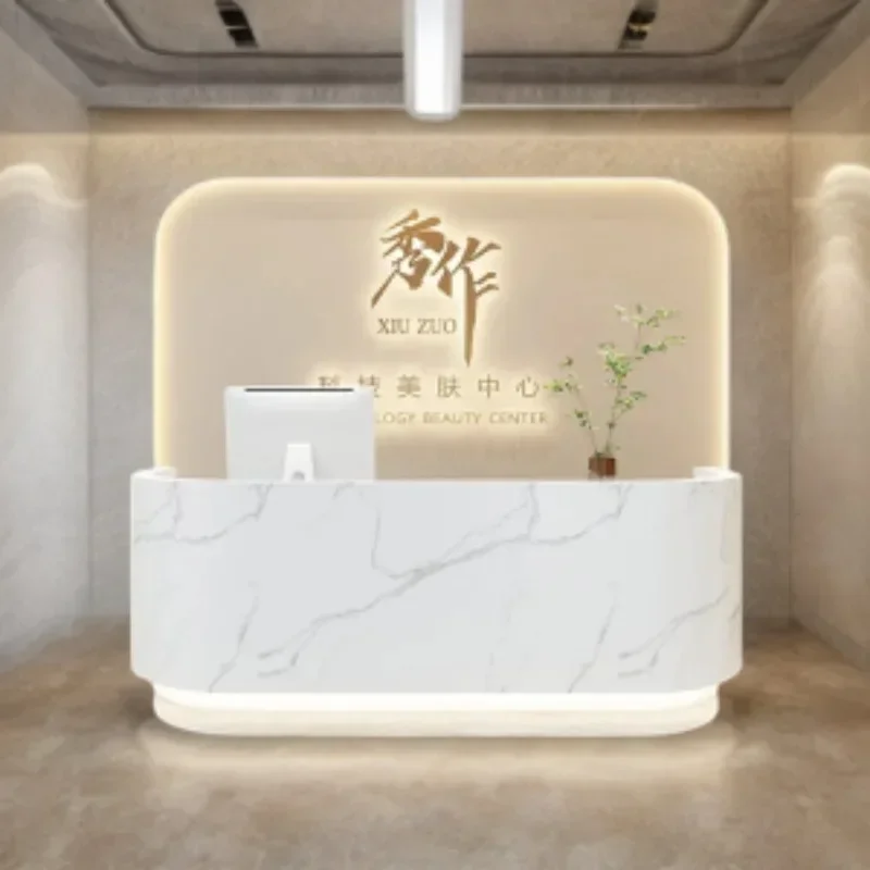 Furniture Luxury Aesthetic Reception Counter Desk Long Hairdressing Entrances Tables Salon Cashier Table Restaurant Front Shop
Furniture Luxury Aesthetic Reception Counter Desk Long Hairdressing Entrances Tables Salon Cashier Table Restaurant Front Shop