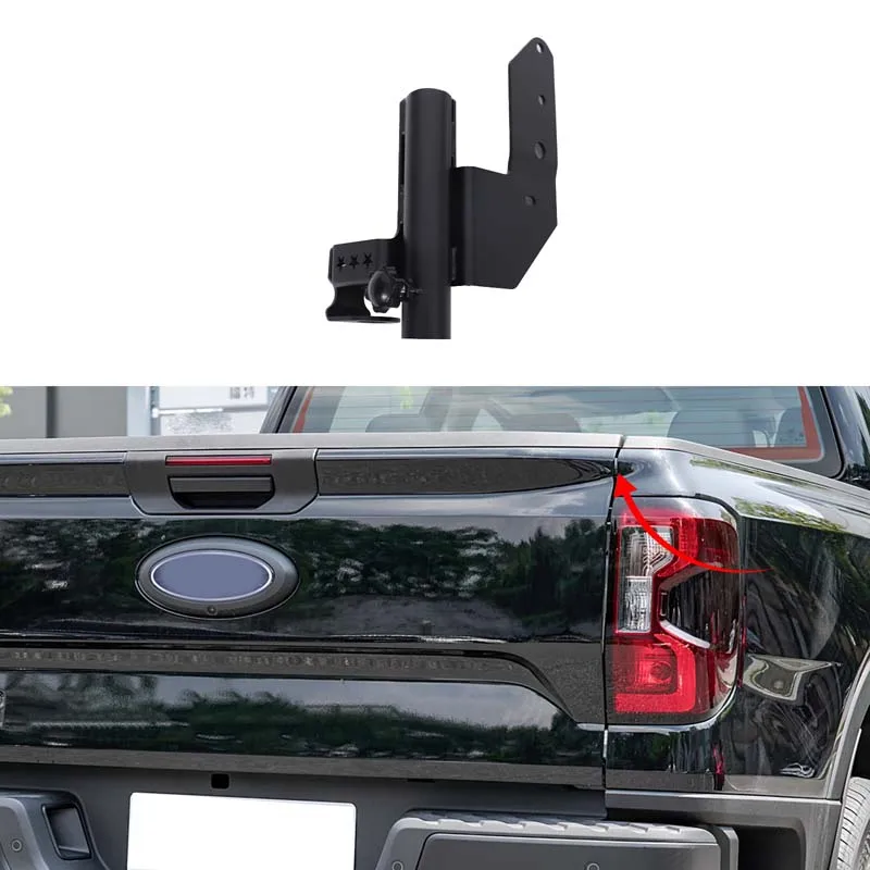 Tailgate Hinge Flagpole Holder Tailgate Antenna Flagpole Mounting Bracket Car Accessory For Ford Ranger Wildtrak T7 T8 2015-2022
Tailgate Hinge Flagpole Holder Tailgate Antenna Flagpole Mounting Bracket Car Accessory For Ford Ranger Wildtrak T7 T8 2015-2022