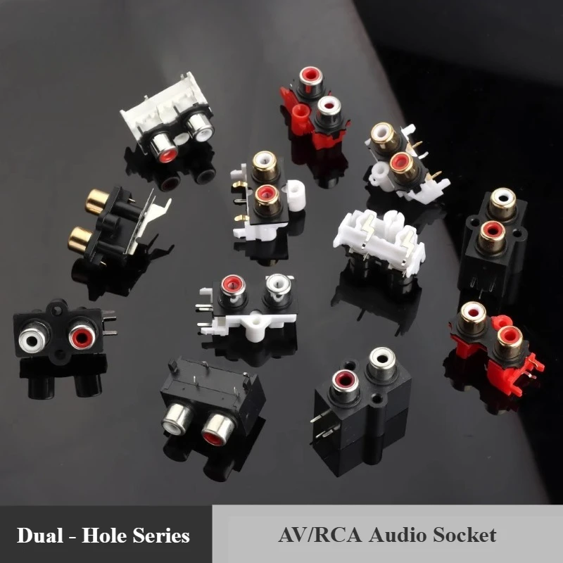 Разъем переменного тока с двойным отверстием AV-разъем AV2-8.4-207, верхняя белая и нижняя красная аудиоразъем с двумя отверстиями, головка RCA
Разъем переменного тока с двойным отверстием AV-разъем AV2-8.4-207, верхняя белая и нижняя красная аудиоразъем с двумя отверстиями, головка RCA