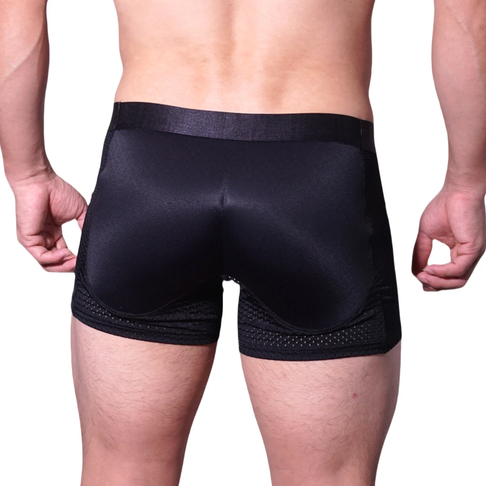 Nylon Ice Silk Men Underwear Breathable Thickened Panties Sexy Buttocks Fake Butt Padded Butt Enhancer Booty Underpants
Nylon Ice Silk Men Underwear Breathable Thickened Panties Sexy Buttocks Fake Butt Padded Butt Enhancer Booty Underpants