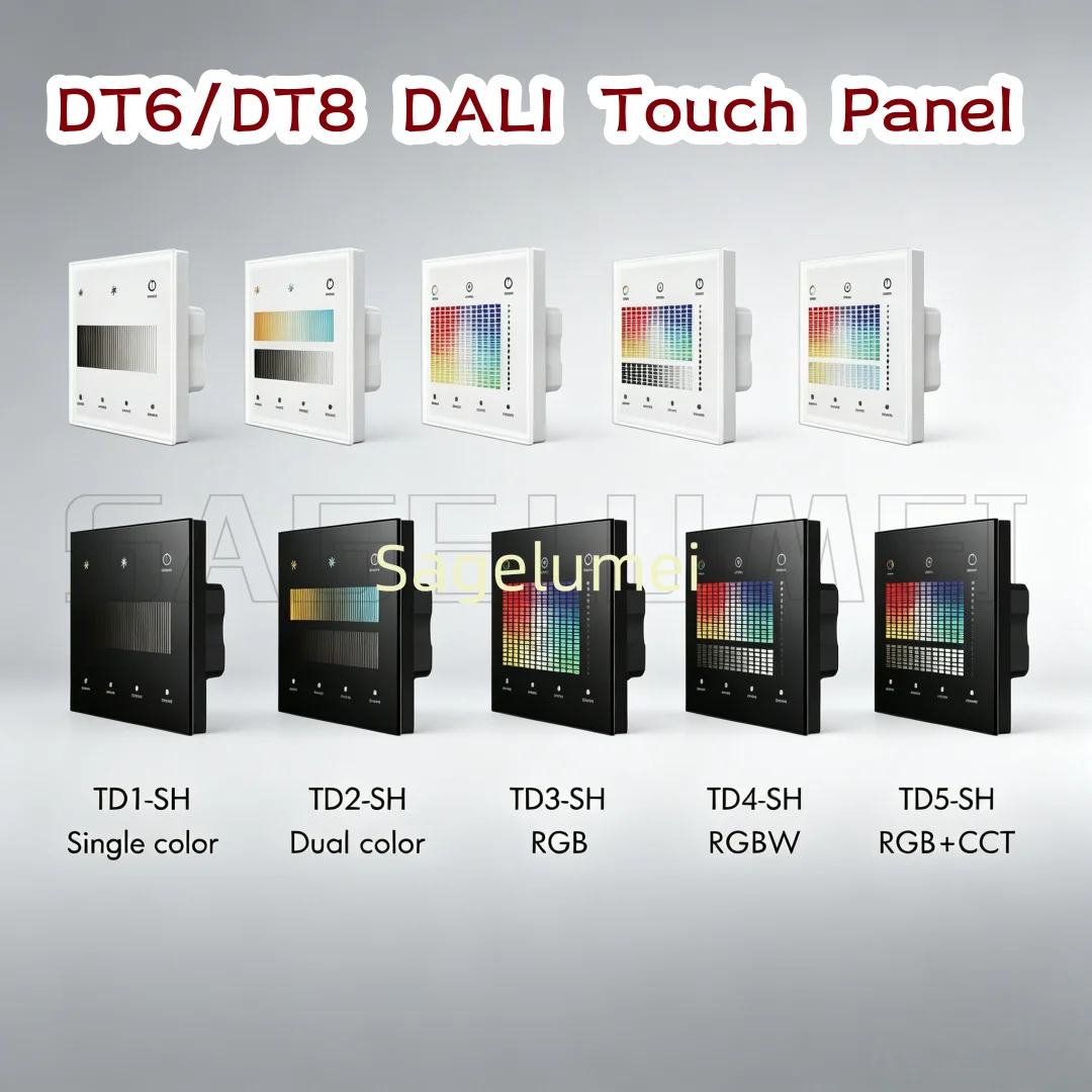 Skydance 1Zone Touch Panel DMX Master Panel TD1-SH TD2-SH TD3-SH TD4-SH TD5-SH For Single Color Dual White RGB RGBW RGBCCT Strip
Skydance 1Zone Touch Panel DMX Master Panel TD1-SH TD2-SH TD3-SH TD4-SH TD5-SH For Single Color Dual White RGB RGBW RGBCCT Strip