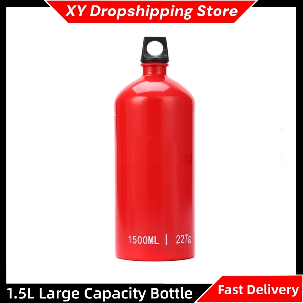 1.5L Large Capacity Bottle Emergency Petrol Storage Can Aluminum Oil Fuel Container Camping Hiking Backpacking Tools
1.5L Large Capacity Bottle Emergency Petrol Storage Can Aluminum Oil Fuel Container Camping Hiking Backpacking Tools