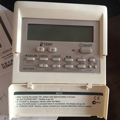 Motor central air conditioner wire controller PAR-21MAA hand operator control panel PAR-21MAAC-J-N
Motor central air conditioner wire controller PAR-21MAA hand operator control panel PAR-21MAAC-J-N