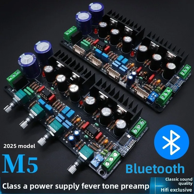 M5 class a parallel preamplifier board fever tube tone board bluetooth hifi amplifier fever front board
M5 class a parallel preamplifier board fever tube tone board bluetooth hifi amplifier fever front board