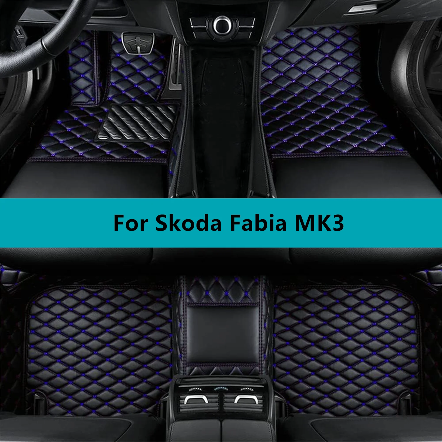 Custom Leather Car Floor Mats For Skoda Fabia MK3 2015 2016 2017 2018 2019 2020 2021 2022 All Weather Waterproof Car Floor Mats
Custom Leather Car Floor Mats For Skoda Fabia MK3 2015 2016 2017 2018 2019 2020 2021 2022 All Weather Waterproof Car Floor Mats