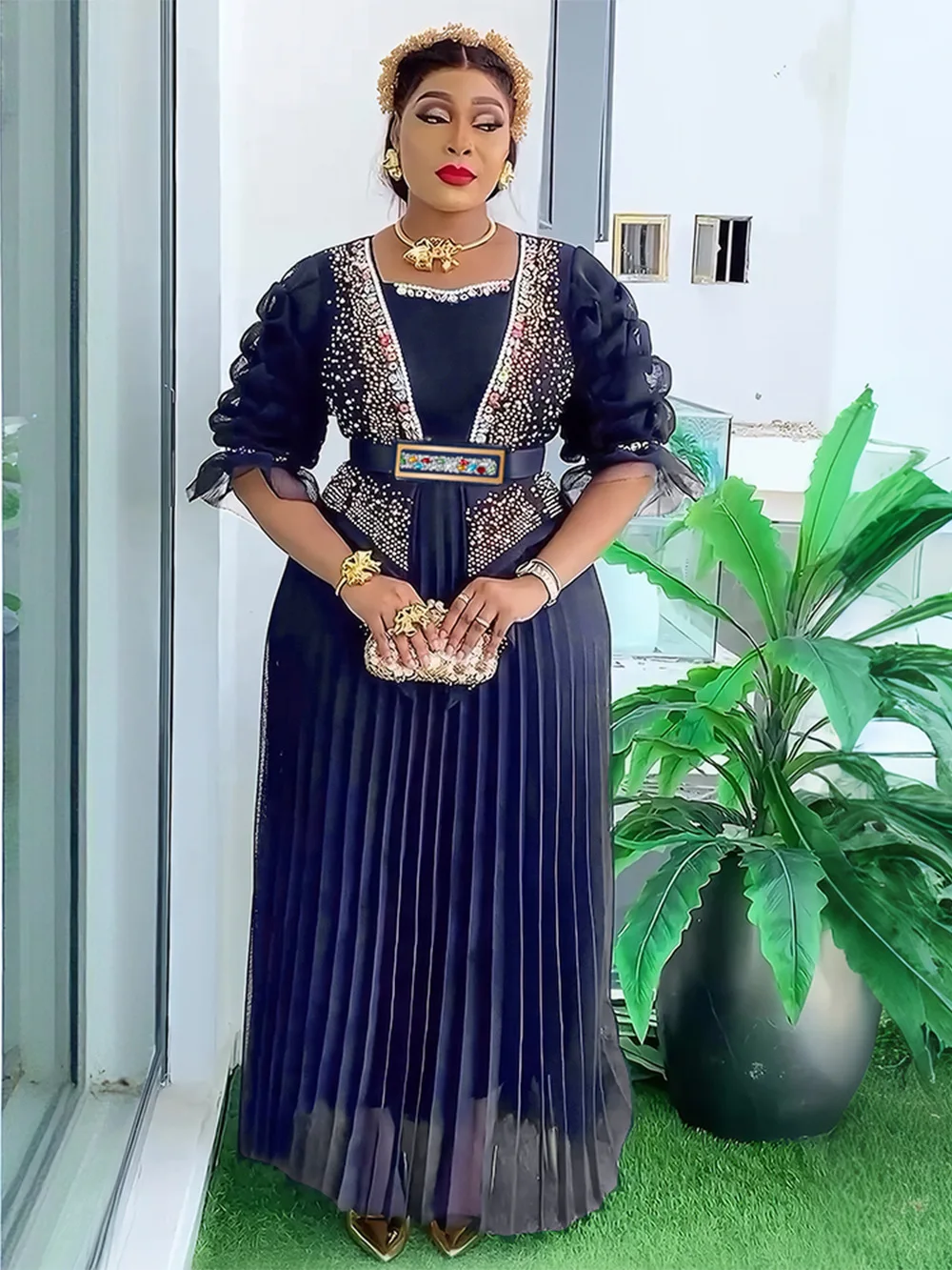 African Dresses for Women Pleated Dress Africa Clothes Dashiki Ankara Wedding Outfit Long Gown Evening Party Long Maxi Dresses
African Dresses for Women Pleated Dress Africa Clothes Dashiki Ankara Wedding Outfit Long Gown Evening Party Long Maxi Dresses