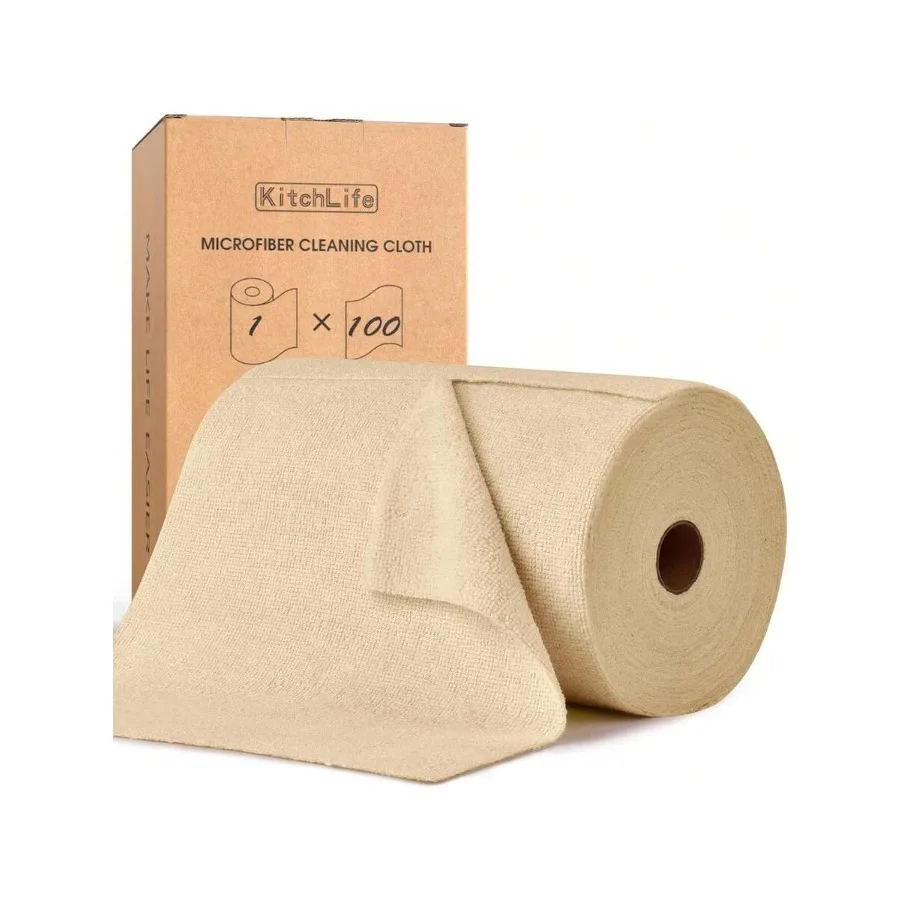Microfiber Cleaning Cloth Roll, 100 Pack - Tear-Away Microfiber Paper Towels, Lint-Free, Reusable, Washable For Kitchen, Car, D
Microfiber Cleaning Cloth Roll, 100 Pack - Tear-Away Microfiber Paper Towels, Lint-Free, Reusable, Washable For Kitchen, Car, D