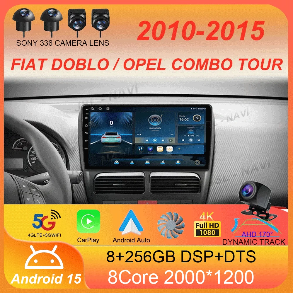 Android 15 Car Radio For FIAT DOBLO / OPEL COMBO TOUR 2010-2015 GPS Navi 1280*720 QLED DSP Carplay Multimedia Player NO DVD
Android 15 Car Radio For FIAT DOBLO / OPEL COMBO TOUR 2010-2015 GPS Navi 1280*720 QLED DSP Carplay Multimedia Player NO DVD