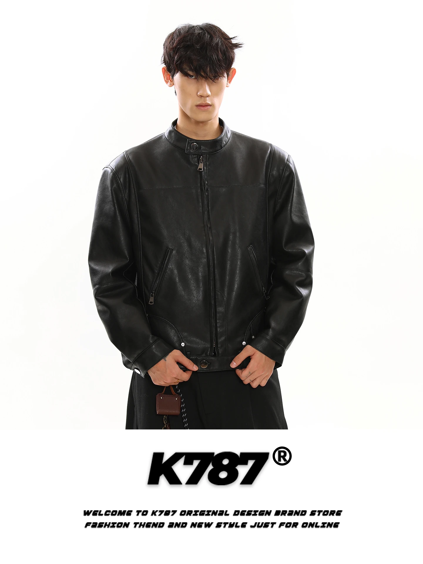 K787 American Retro 90 White Du down Stand Collar Padded Jaet Loose Warm PU Leather Biker Sle Couples Outerwear
K787 American Retro 90 White Du down Stand Collar Padded Jaet Loose Warm PU Leather Biker Sle Couples Outerwear