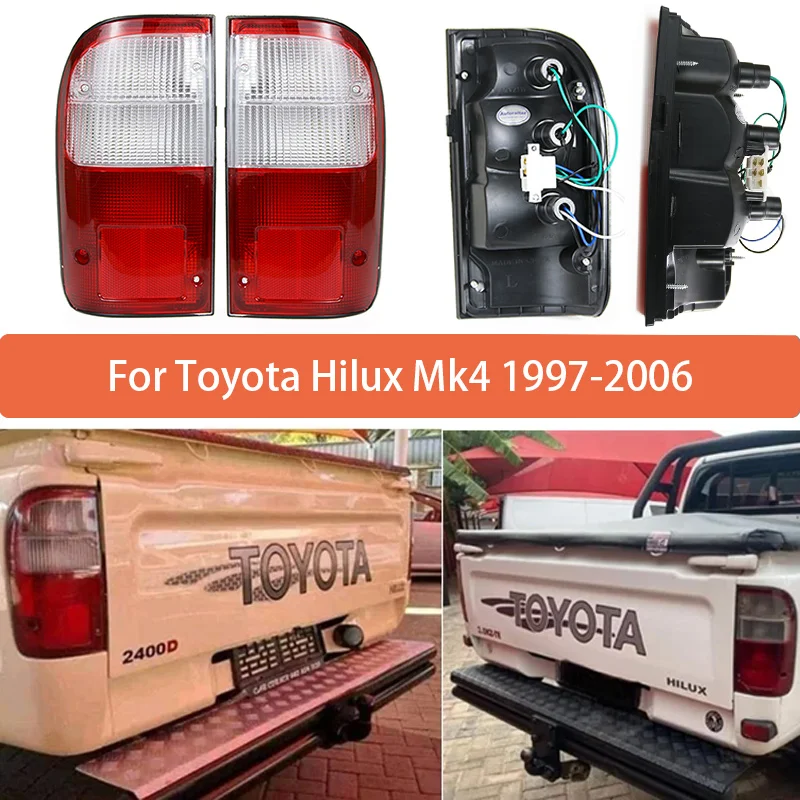 Задний фонарь для Toyota Hilux Mk4 1997 1998 1999 2000 2001 2002 2003 2004 2005 2006
Задний фонарь для Toyota Hilux Mk4 1997 1998 1999 2000 2001 2002 2003 2004 2005 2006
