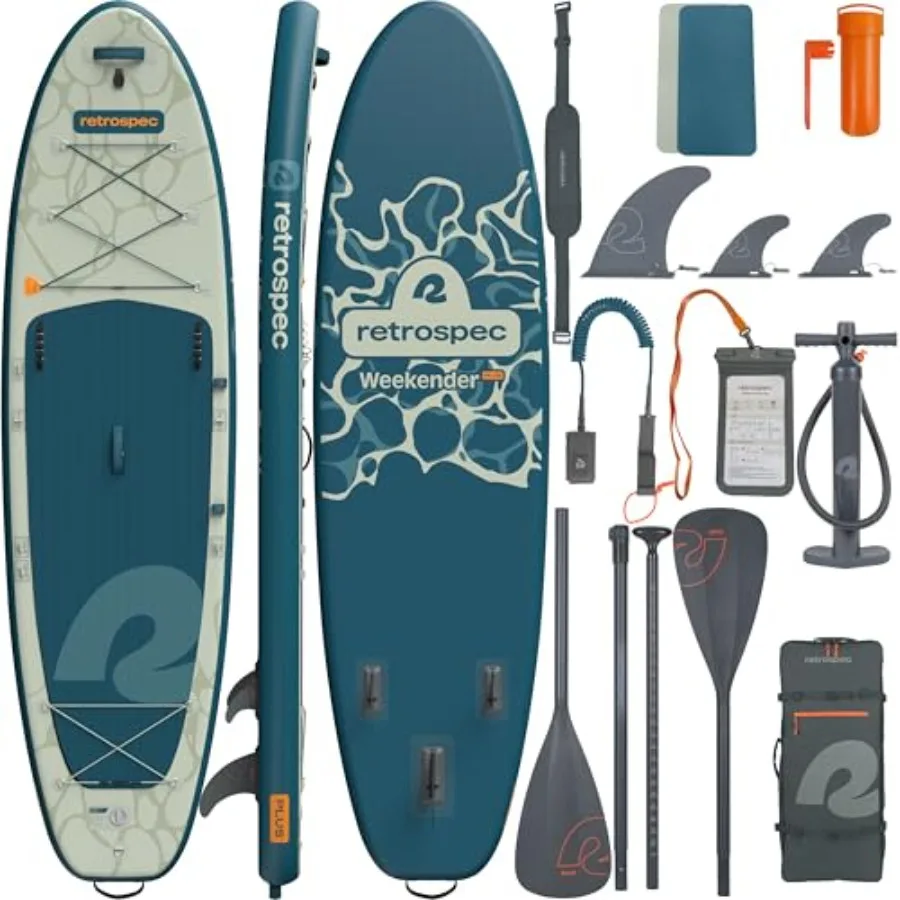 Weekender Plus 10' Inflatable Stand Up Paddleboard for outdoor water sports double-layer PVC material blue color ultra-stable a
Weekender Plus 10' Inflatable Stand Up Paddleboard for outdoor water sports double-layer PVC material blue color ultra-stable a