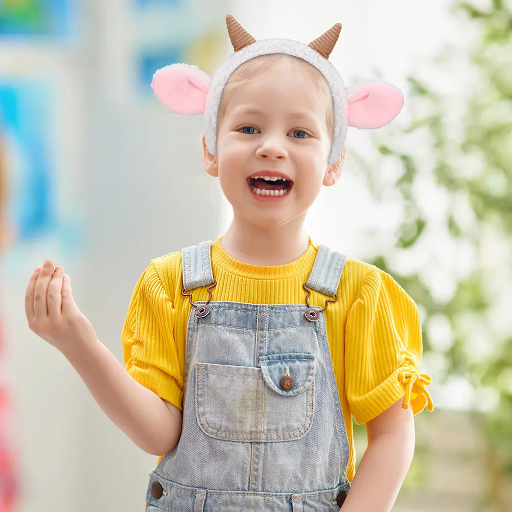2Pcs Sheep Ear Lamb Horn Headband Kids Animal Costume Party Birthday Cosplay Stage Performance Accessory Horn Cosplay
2Pcs Sheep Ear Lamb Horn Headband Kids Animal Costume Party Birthday Cosplay Stage Performance Accessory Horn Cosplay
