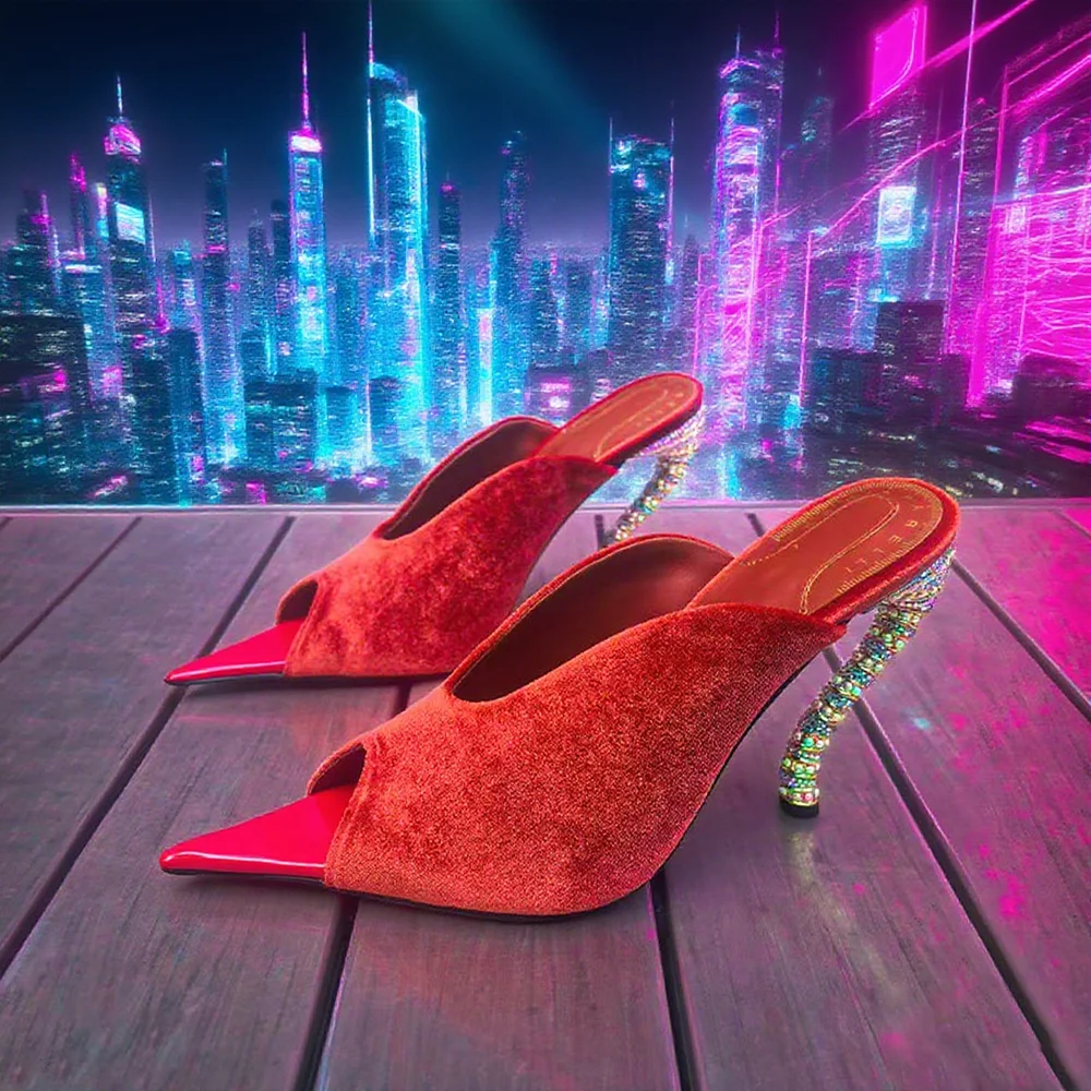 Красные, черные шелковые тапочки, модные женские туфли без шнуровки 2025, необычный стиль, пикантные модельные туфли ручной работы с острым носком, реальное изображение
Красные, черные шелковые тапочки, модные женские туфли без шнуровки 2025, необычный стиль, пикантные модельные туфли ручной работы с острым носком, реальное изображение