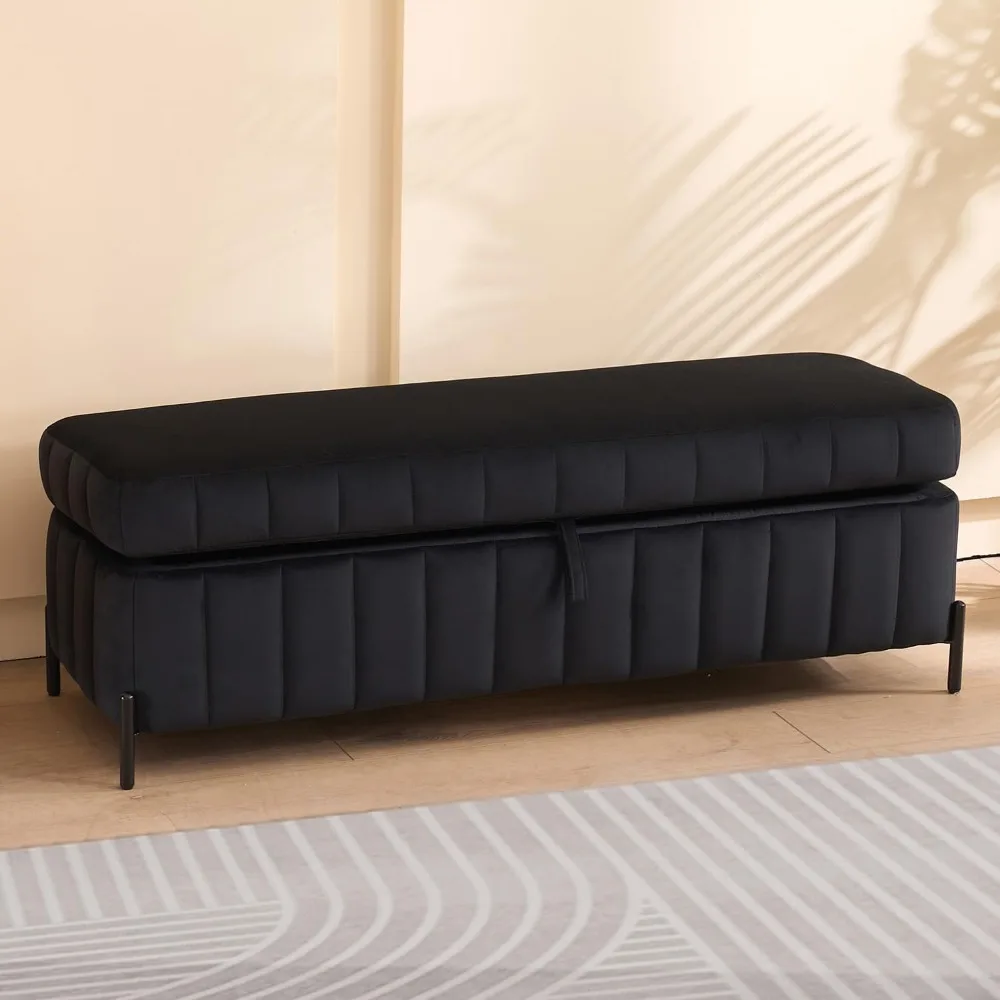 Storage Ottoman Bench, End of Bed Bench Bedroom Bench, Velvet Footrest Stool Accent Bench for Entryway Dining Room Living Room,
Storage Ottoman Bench, End of Bed Bench Bedroom Bench, Velvet Footrest Stool Accent Bench for Entryway Dining Room Living Room,