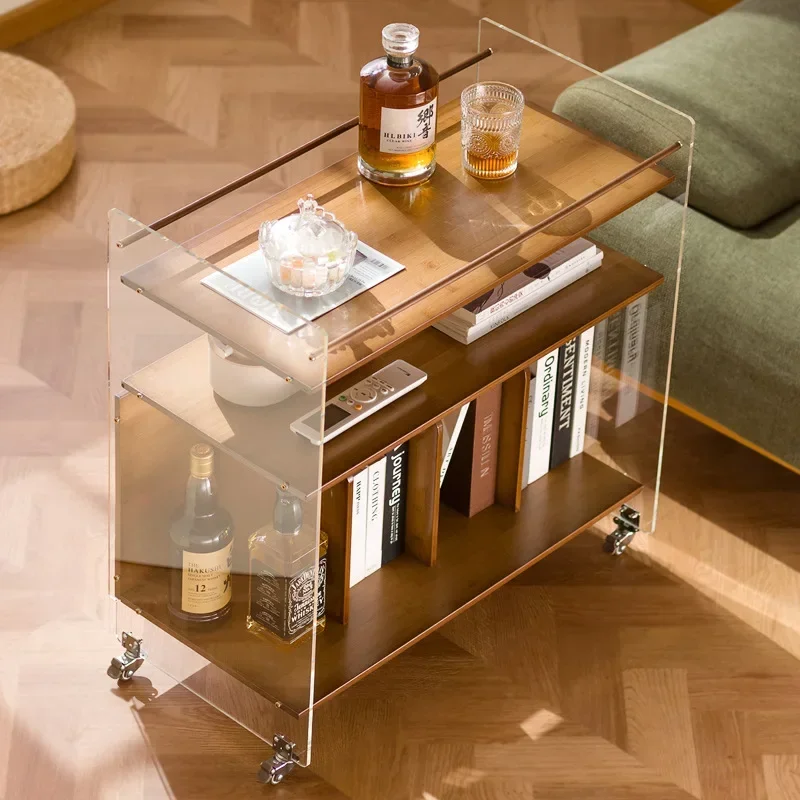 Multi-functional Creative sofa side table bedside shelf trolley simple ins movable small apartment coffee table
Multi-functional Creative sofa side table bedside shelf trolley simple ins movable small apartment coffee table