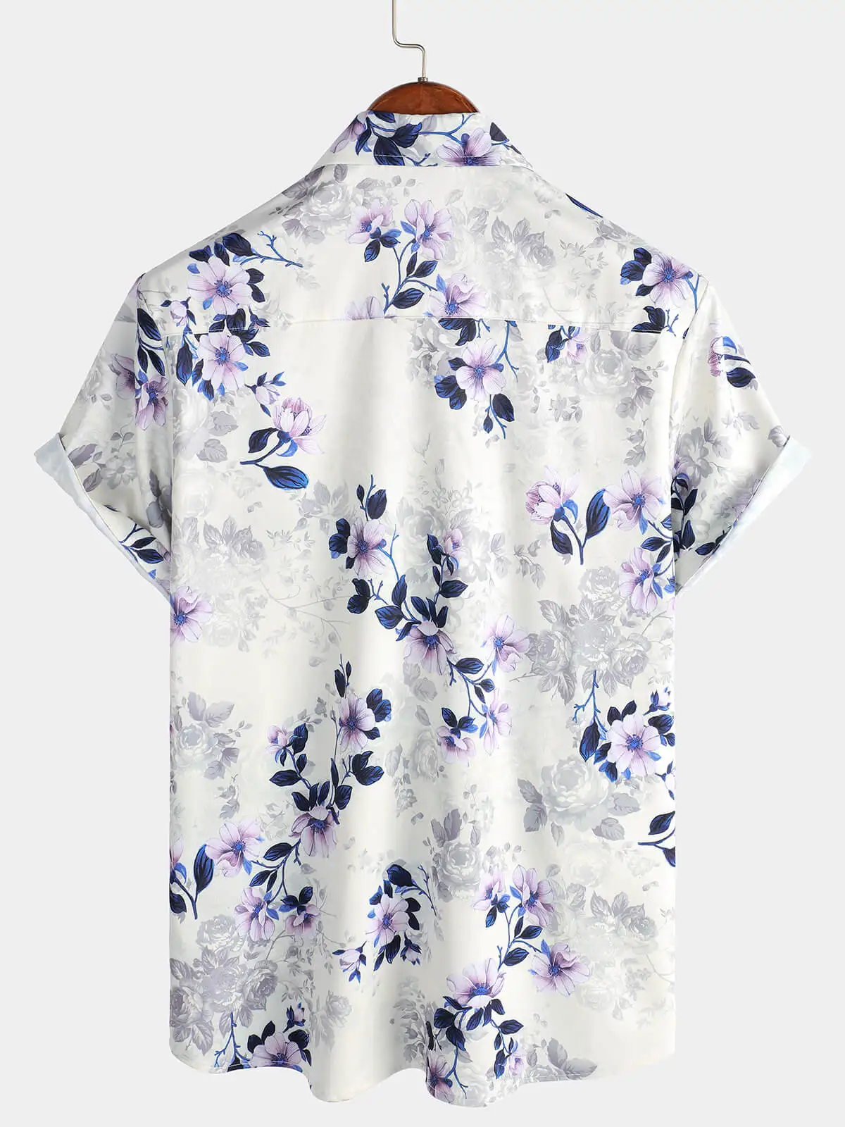 Men's Summer Short Sleeve Floral Print Casual Button Shirt Lapel Hawaiian Vacation Beach Shirt
Men's Summer Short Sleeve Floral Print Casual Button Shirt Lapel Hawaiian Vacation Beach Shirt
