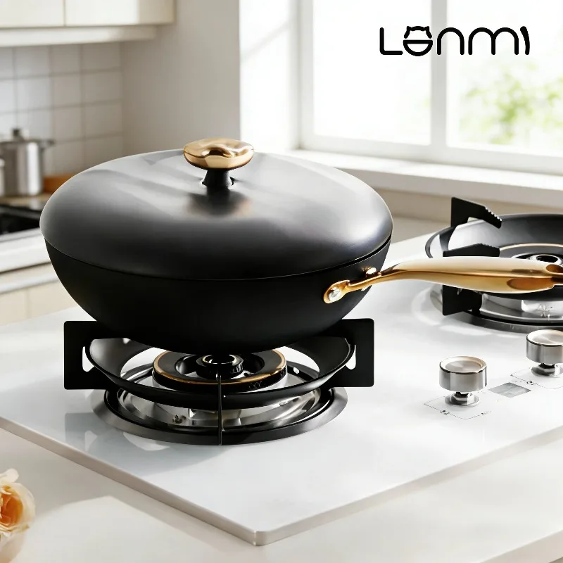 LANMI 30/32cm Uncoated Frying Pan Cast Iron Cooking Pot with Cover Cast Iron Cookware Food Grade Healthy Non-stick Pan Cookware
LANMI 30/32cm Uncoated Frying Pan Cast Iron Cooking Pot with Cover Cast Iron Cookware Food Grade Healthy Non-stick Pan Cookware