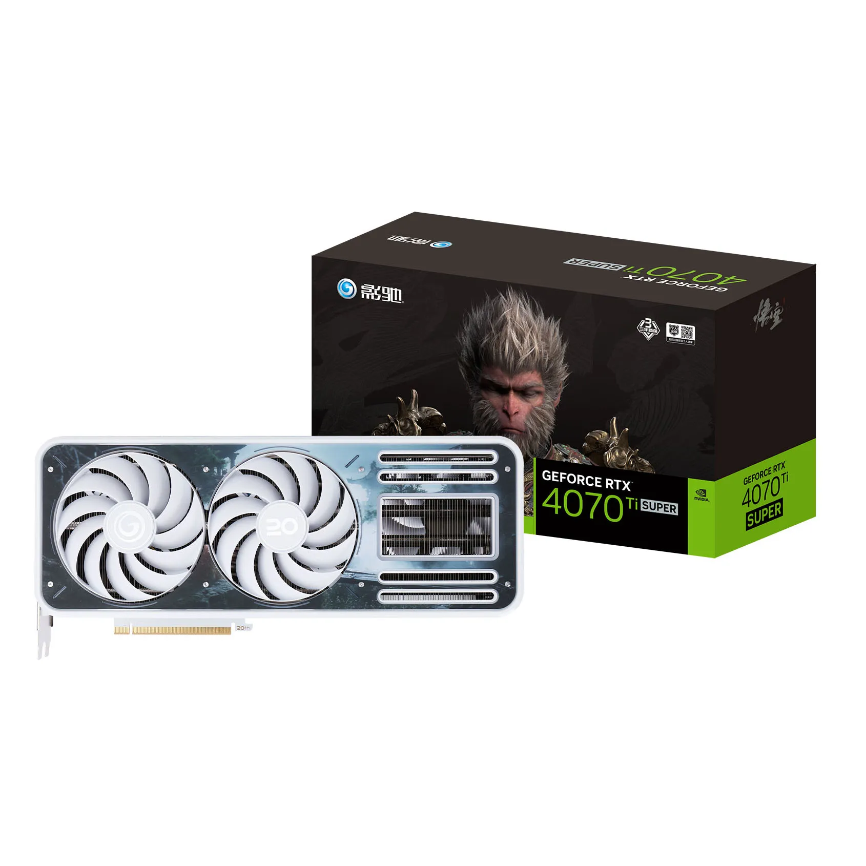 2024 GALAX RTX 4070 Ti SUPER WUKONG OC 16G Desktop GPU New Release Gaming with DP Interface Fan Cooler Sealed Package
2024 GALAX RTX 4070 Ti SUPER WUKONG OC 16G Desktop GPU New Release Gaming with DP Interface Fan Cooler Sealed Package