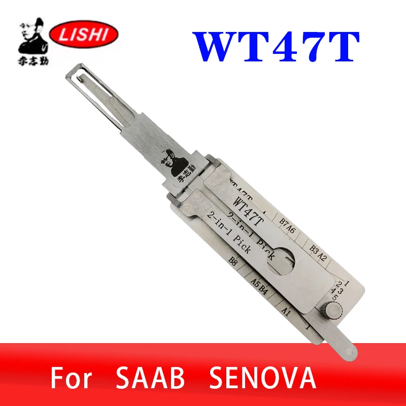 WT47T LISHI 2in1 For SAAB Decoder Car Door Open tool Lock Pcik tool Locksmiths tool
WT47T LISHI 2in1 For SAAB Decoder Car Door Open tool Lock Pcik tool Locksmiths tool