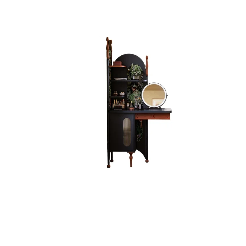 Dresser Shelf Integrated French Retro Bedroom Corner Dresser Medium Antique Storage Makeup Table
Dresser Shelf Integrated French Retro Bedroom Corner Dresser Medium Antique Storage Makeup Table