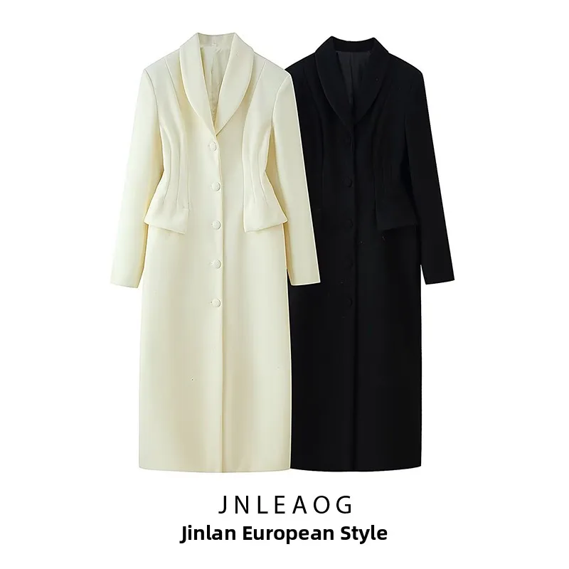 JNLEAOG Faionable Long Coat Women's Clothing Autumn New Sle Turn-down Collar Button ket Decorated Commute Sle Polyes...
JNLEAOG Faionable Long Coat Women's Clothing Autumn New Sle Turn-down Collar Button ket Decorated Commute Sle Polyes...