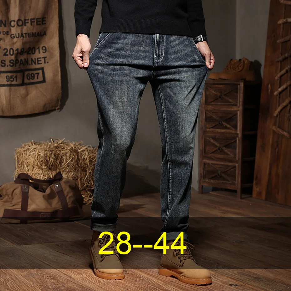 Vintage Denim Pants Men 44 Plus Size Jeans Fashion Casual Straight Jeans Pants Male Baggy Jeans Big Size
Vintage Denim Pants Men 44 Plus Size Jeans Fashion Casual Straight Jeans Pants Male Baggy Jeans Big Size