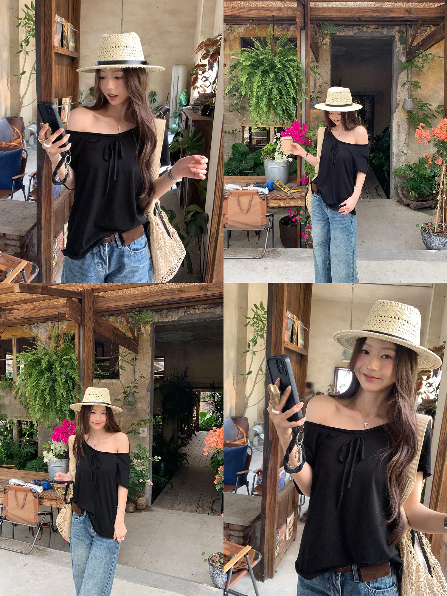 Slim Fit V-Neck Short Sleeve T-Shirt Women's Summer Korean Style Cotton Polyester Blend High-End Casual Shirt Design Sense
Slim Fit V-Neck Short Sleeve T-Shirt Women's Summer Korean Style Cotton Polyester Blend High-End Casual Shirt Design Sense