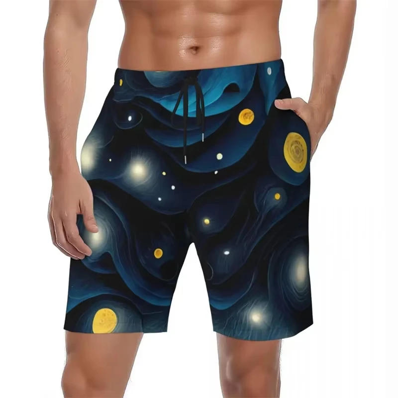 Новые пляжные шорты с 3D принтом Oil Art Starry Night для мужчин, летние повседневные уличные шорты, модные шорты в стиле Харадзюку, багажник
Новые пляжные шорты с 3D принтом Oil Art Starry Night для мужчин, летние повседневные уличные шорты, модные шорты в стиле Харадзюку, багажник