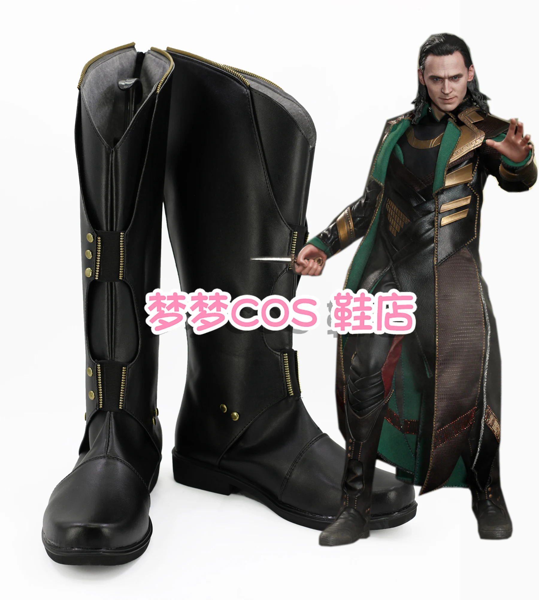 Loki River Cruise Cosplay Costume Shoes Handmade Faux Leather Boots Carnival Party Halloween Boots
Loki River Cruise Cosplay Costume Shoes Handmade Faux Leather Boots Carnival Party Halloween Boots