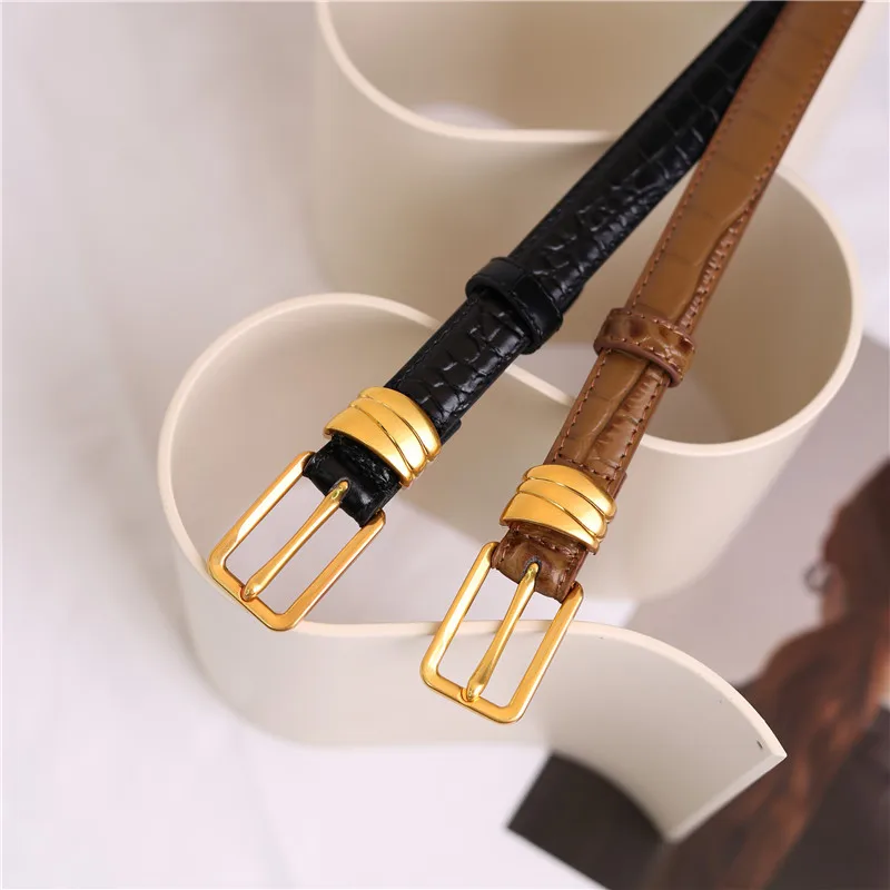 Genuine Leather Ceinture Femme Full Grain Leather Belts for Women Luxury Designer Slim Wiastband Jeans Trousers Cinturones Belts
Genuine Leather Ceinture Femme Full Grain Leather Belts for Women Luxury Designer Slim Wiastband Jeans Trousers Cinturones Belts