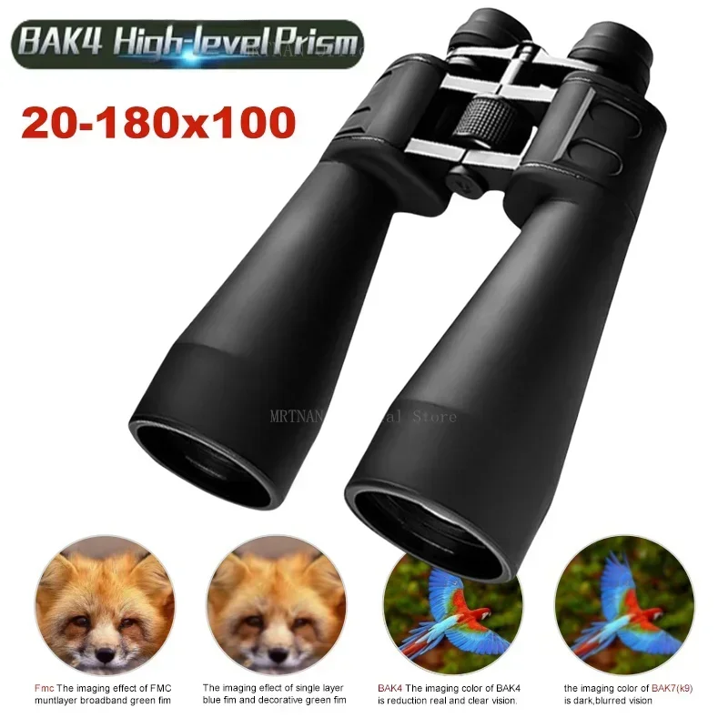 20-180x100 HD Zoom Binoculars High Magnification Wide-angle Long Range Zoom Hunting Astronomical Telescope
20-180x100 HD Zoom Binoculars High Magnification Wide-angle Long Range Zoom Hunting Astronomical Telescope