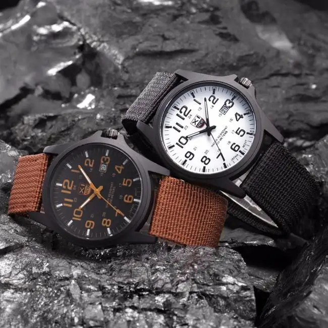 Brown Men Nylon Strap Quartz Watch Fashion Simple Round Dial Watch Male Watch With Luminous Hands Dress Up Relogio Masculino
Brown Men Nylon Strap Quartz Watch Fashion Simple Round Dial Watch Male Watch With Luminous Hands Dress Up Relogio Masculino
