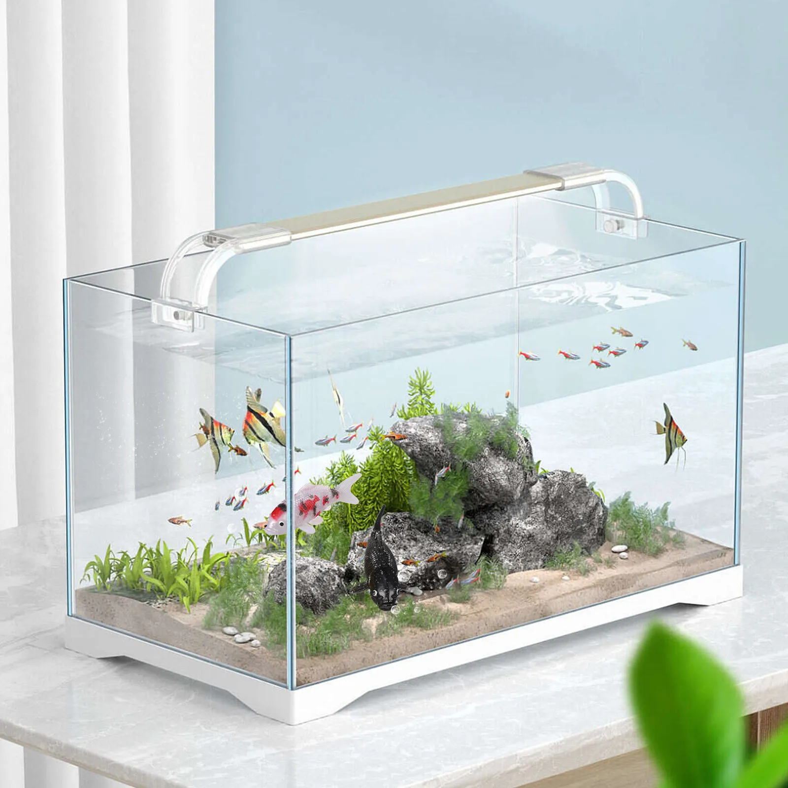 8Pcs Vibrant Realistic Koi Goldfish Artificial Aquarium Fish PVC Floating Decor for Fish Tank Bowl Home Decor Lasting Color
8Pcs Vibrant Realistic Koi Goldfish Artificial Aquarium Fish PVC Floating Decor for Fish Tank Bowl Home Decor Lasting Color