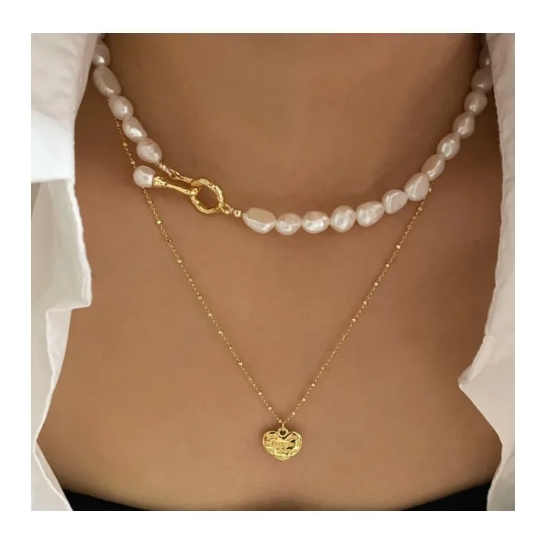French Retro High-end Handmade Special-shaped Imitation Pearl Necklace, Personalized Fashionable Lock, Collarbone Chain, Neck Ch
French Retro High-end Handmade Special-shaped Imitation Pearl Necklace, Personalized Fashionable Lock, Collarbone Chain, Neck Ch