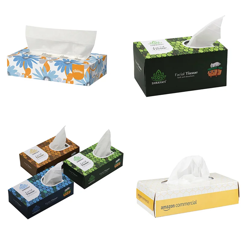 500pcs Customized Logo Printing 180x180mm 200x180mm 200x200mm Other Size Regular Box Facial Tissue with 100 Sheets Per Box wj77
500pcs Customized Logo Printing 180x180mm 200x180mm 200x200mm Other Size Regular Box Facial Tissue with 100 Sheets Per Box wj77
