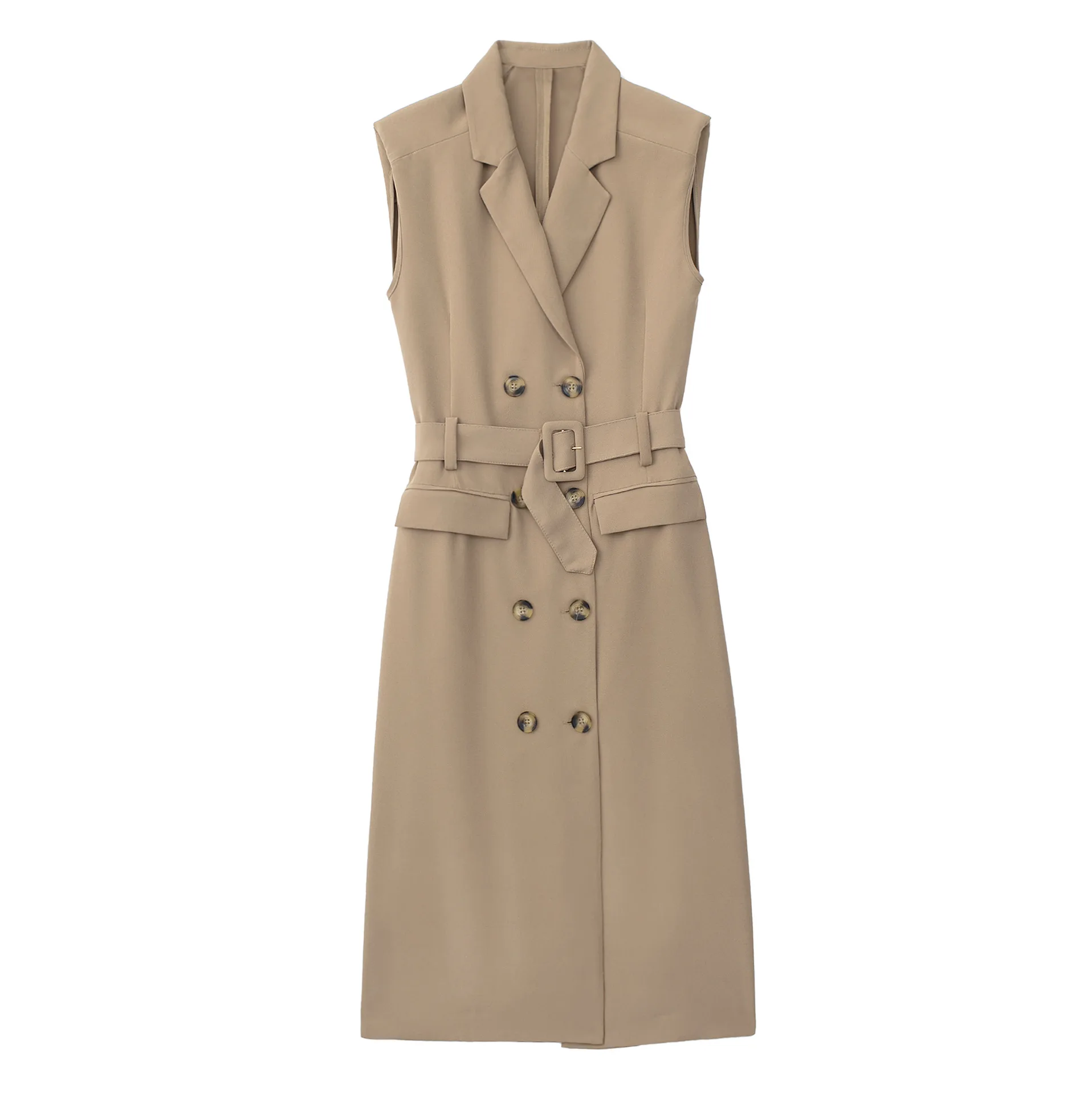 2022 Autumn Women Slim Tank Dress Casual Solid Double Breasted Belt Female ELegant Street OL Dresses Clothing
2022 Autumn Women Slim Tank Dress Casual Solid Double Breasted Belt Female ELegant Street OL Dresses Clothing