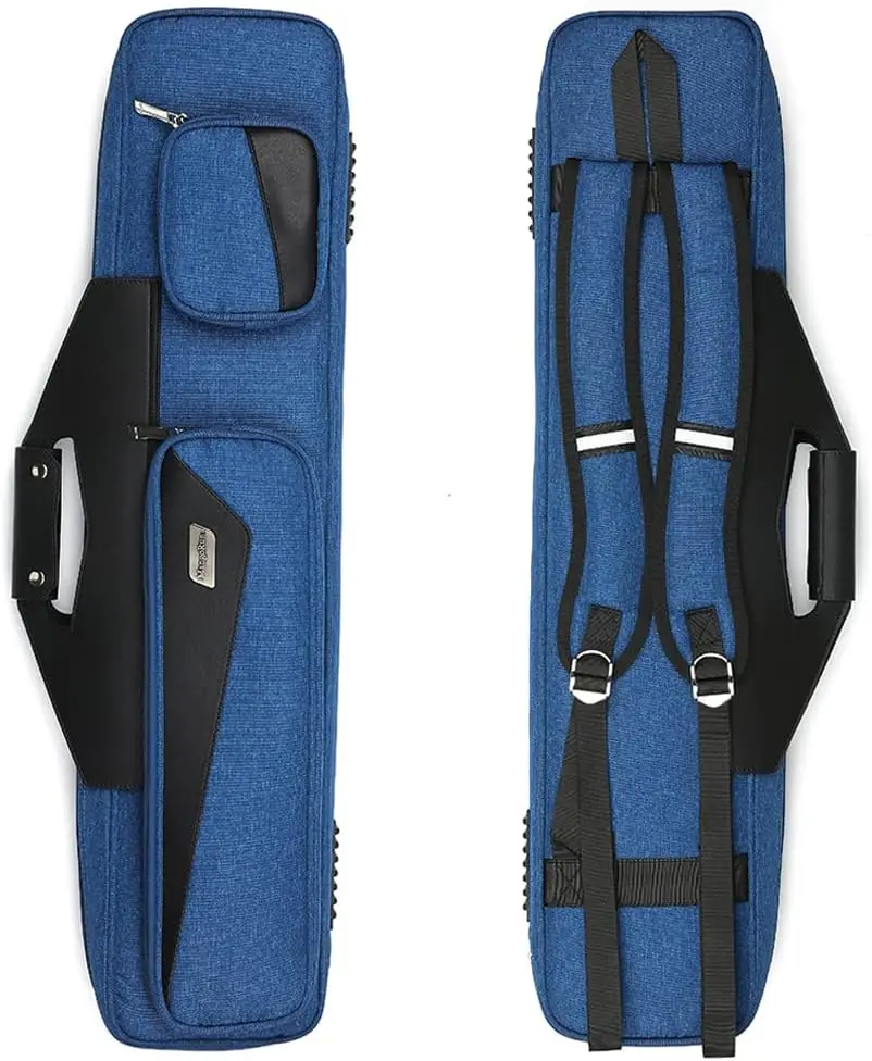 Pool Cue Case with Backpack Straps 4x4 Billiard Cue Holder Carrying Bag for 4 Cues
Pool Cue Case with Backpack Straps 4x4 Billiard Cue Holder Carrying Bag for 4 Cues