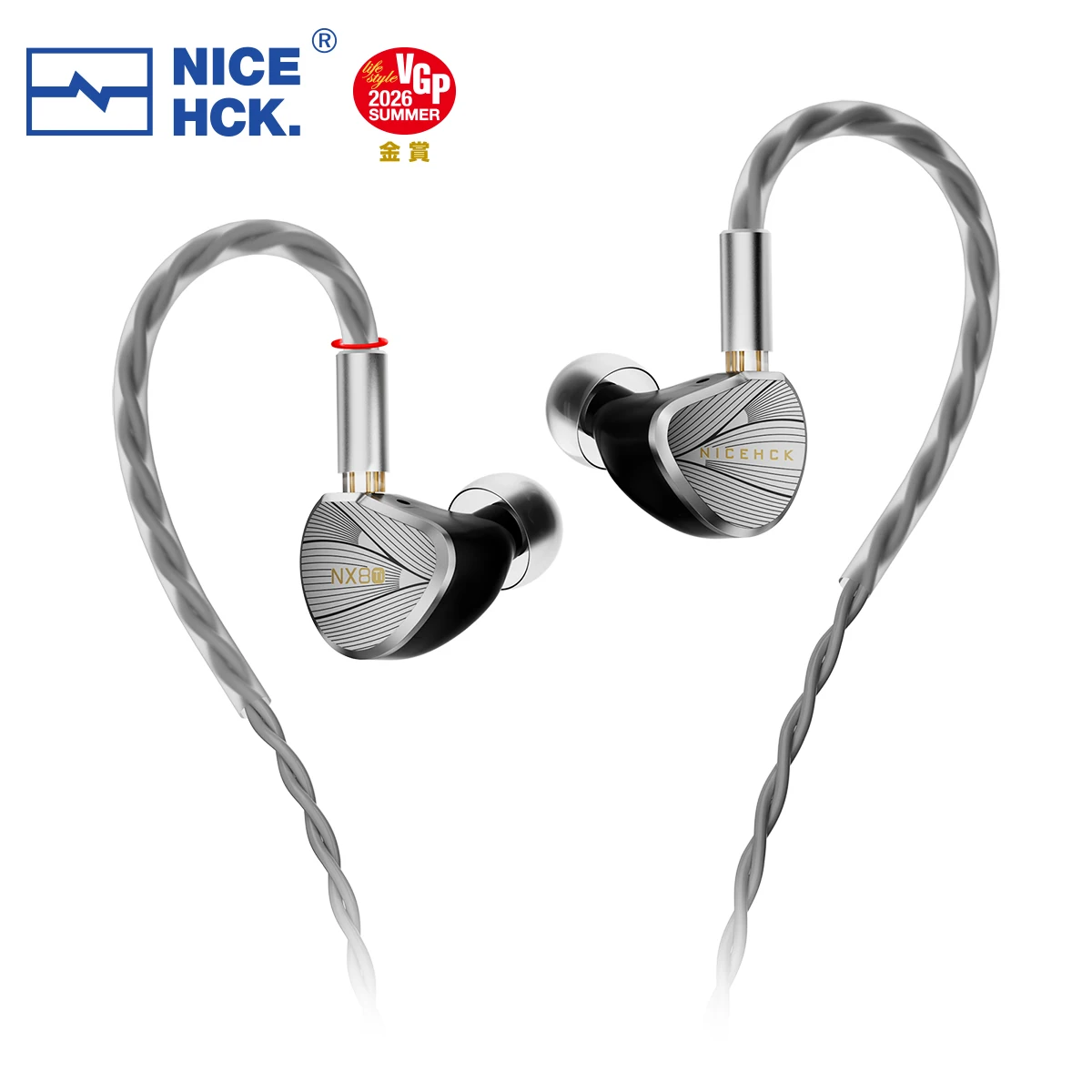 NICEHCK HiFi Audio In Ear Monitor NX8Ti Limited Edition 1DD + 6BA + 1PZT Hybrid Drivers Titanium Alloy Faceplate 0.78mm 2Pin IEM
NICEHCK HiFi Audio In Ear Monitor NX8Ti Limited Edition 1DD + 6BA + 1PZT Hybrid Drivers Titanium Alloy Faceplate 0.78mm 2Pin IEM