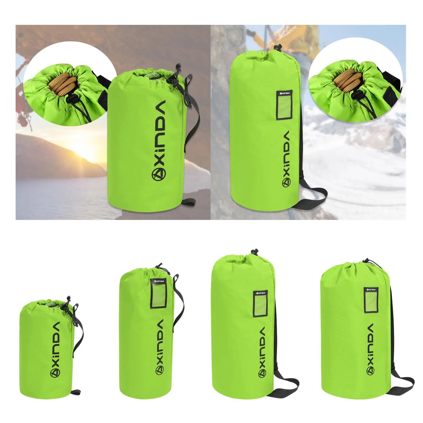 Держатель для альпинистской веревки, водонепроницаемая нейлоновая сумка, органайзер большой емкости для кемпинга, пешего туризма, строительства, практичное использование
Держатель для альпинистской веревки, водонепроницаемая нейлоновая сумка, органайзер большой емкости для кемпинга, пешего туризма, строительства, практичное использование