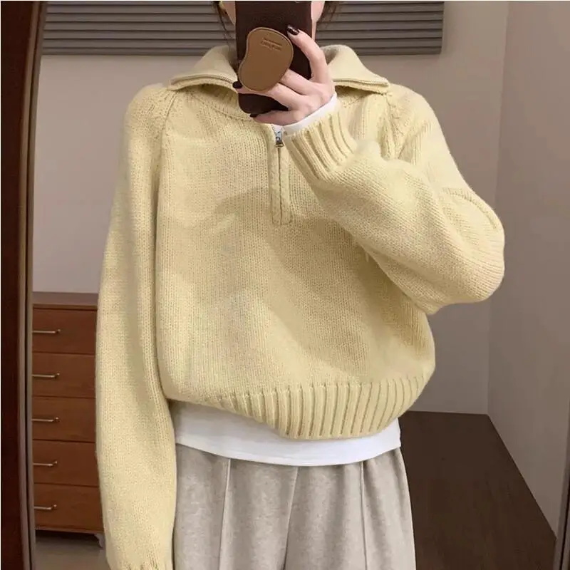 Women's sweater loose and thickened Fashion Hot Style sweater knit Knitwear Woman clothes winter 2025 woman cozy tops
Women's sweater loose and thickened Fashion Hot Style sweater knit Knitwear Woman clothes winter 2025 woman cozy tops