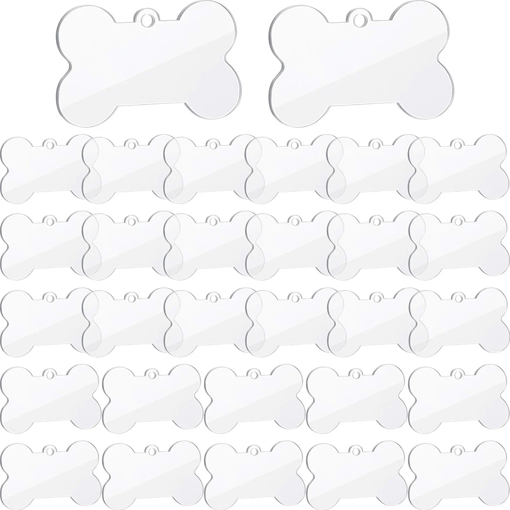 30pcs Acrylic Keychain Blanks Dog Bone Shape Transparent Discs Precut Blanks For Custom Vinyl Projects Sublimation Blank Dog Tag
30pcs Acrylic Keychain Blanks Dog Bone Shape Transparent Discs Precut Blanks For Custom Vinyl Projects Sublimation Blank Dog Tag