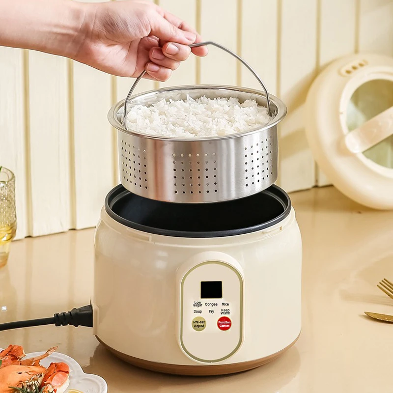for cooking Multifunctional rice cooker 1-2 people Home Appliance for Kitchen 1.8L Mini Rice Cooker Electric Non-stick Pan Pots
for cooking Multifunctional rice cooker 1-2 people Home Appliance for Kitchen 1.8L Mini Rice Cooker Electric Non-stick Pan Pots