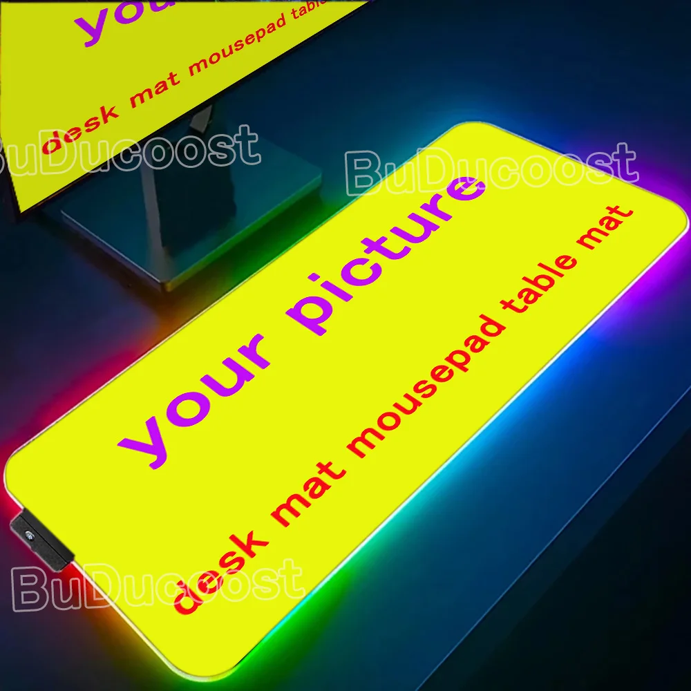 Professional Design DIY Mouse Pad RGB Customized Desk Mat Mousepad Table Gadgets Table Cushion Carpet Desktop Mat Setup Pc Gamer
Professional Design DIY Mouse Pad RGB Customized Desk Mat Mousepad Table Gadgets Table Cushion Carpet Desktop Mat Setup Pc Gamer