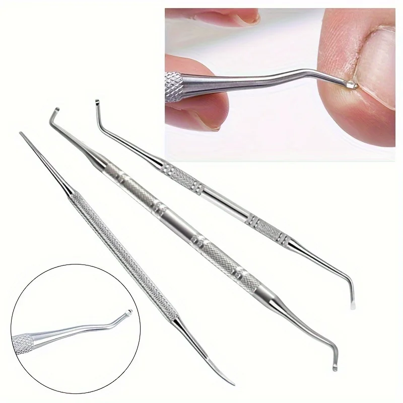 3pcs Stainless Steel Ingrown Toenail Tool, Professional Surgical Safe Nail Treatment Pedicure Tool Kit Nail Cleaner Tools
3pcs Stainless Steel Ingrown Toenail Tool, Professional Surgical Safe Nail Treatment Pedicure Tool Kit Nail Cleaner Tools
