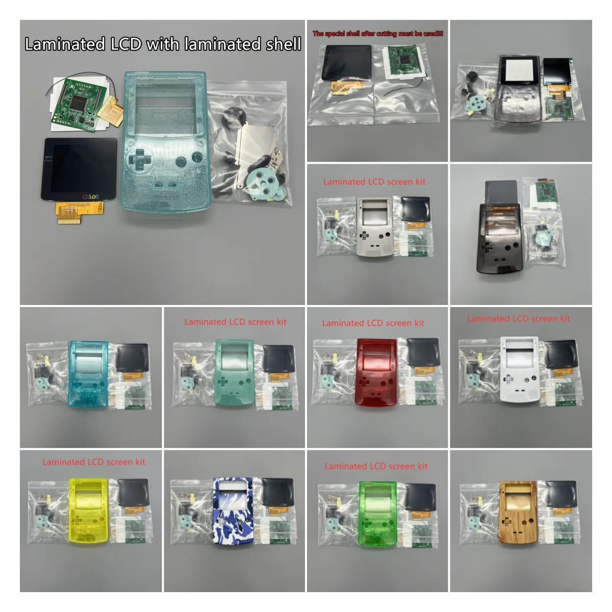 2.6" IPS Pre-Laminated LCD Screen Kits With Housing Shell For GameBoy Color GBC High Brightness IPS Dot-To-Dot Display Screen
2.6" IPS Pre-Laminated LCD Screen Kits With Housing Shell For GameBoy Color GBC High Brightness IPS Dot-To-Dot Display Screen